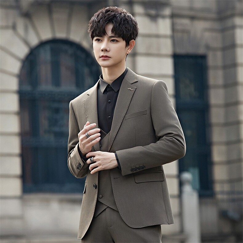 2025春秋男商务正装礼服西服时尚休闲西装外套A355-XF9002-P155图片