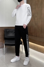 秋冬新款时尚套装运动圆领潮牌弹力卫衣卫裤大码宽松套装外套外贸，男装休闲套装，星座301D-5(原星座1415）
