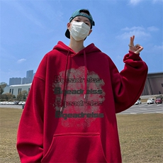 抖音得物供货可提供视频春装重磅美式宽松连帽卫衣DL2438，男装卫衣，电商A486-1