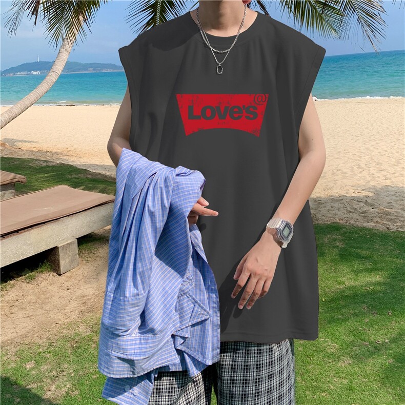 量大图低自动【有货】纯棉背心HD019-1-BX2550-P20，男装背心/马甲，电商019-1