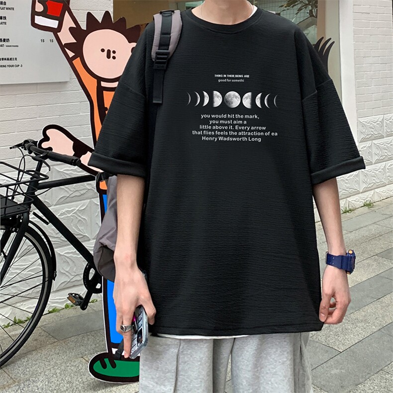 Q11135-P30春夏季七分袖t恤男大码五分袖男短袖中袖,男装T恤,电商A040
