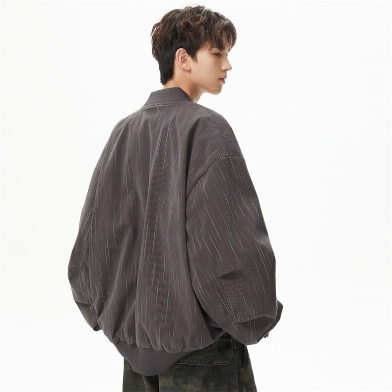 棒球服特批P75美式潮牌复古工装开衫外套男宽松休闲夹克男SY2501,男装夹克,星座610B-1