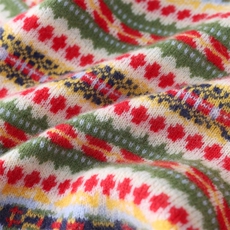 2025年秋季新款加厚圆领民族风针织羊绒上衣时尚休闲通勤百搭，童装儿童羊绒衫，联起羊绒