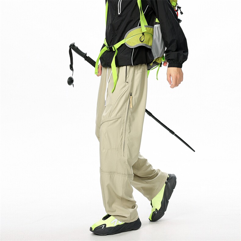 春款美冲锋裤男户外机能风登山运动裤高街设计感休闲裤AK0251-P53,女装休闲裤,星座308B-2