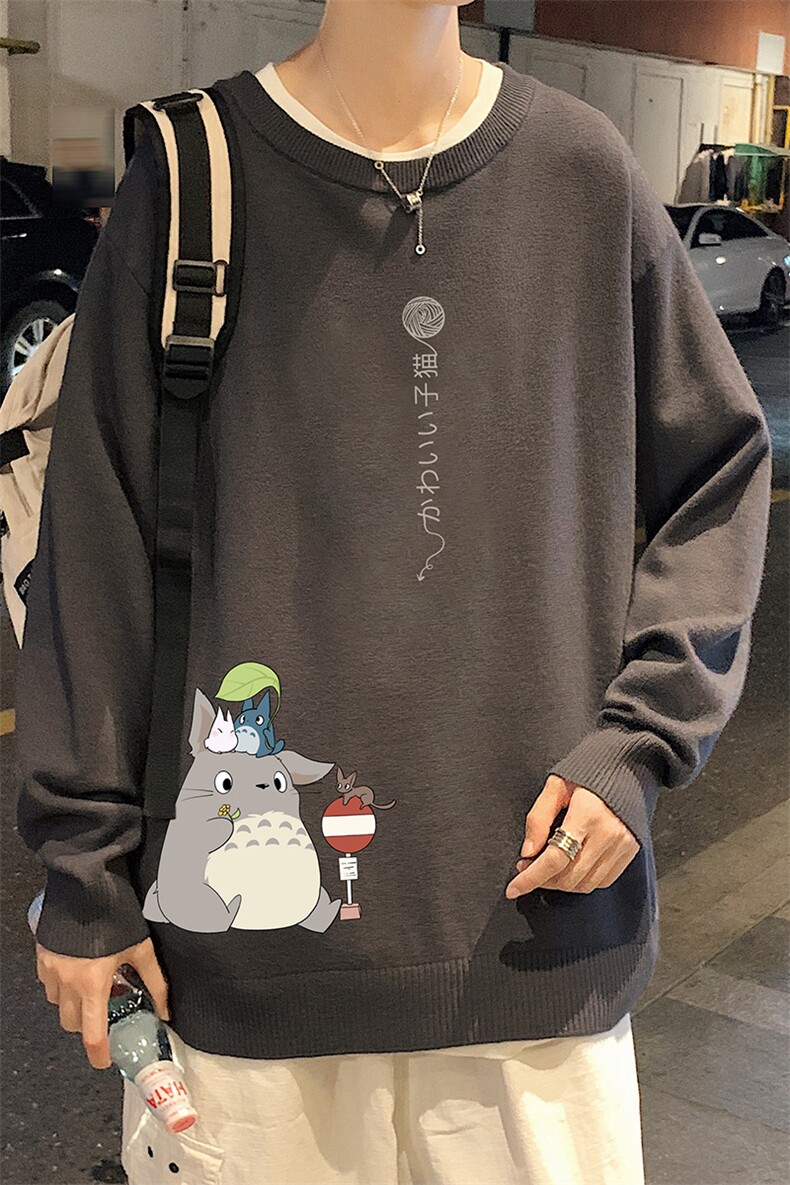 M67152-P45加绒款-P65圆领毛衣男大码针织衫男毛线衣线衫,男装针织衫/毛衣,电商A040
