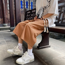 户外山系七分裤子男夏季宽松阔腿百搭休闲工装短裤-A921TP35控59，男装牛仔裤，电商B241