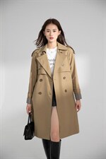 风衣，女装风衣，红雀纺