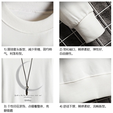 S6349-P28加绒款-P33秋季圆领卫衣男大码韩版宽松长袖外套网格，女装短外套，电商A040A