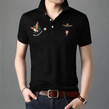 2021夏季男士新款短袖T恤时尚简约商务休闲polo衫B28031P65，男装Polo衫，电商D230