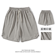 2023潮流休闲宽松五分裤运动垂顺休闲直筒短裤开叉XD2310特批32，男装休闲裤，星座718