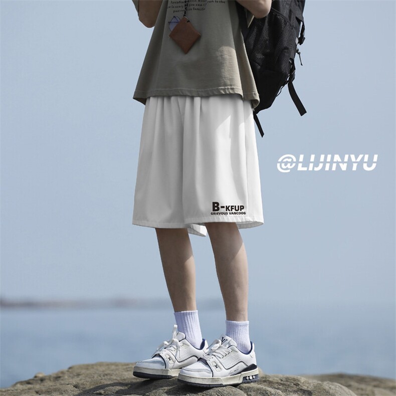 夏季清爽时尚潮流百搭冰丝宽松挺括五分裤DK507特批-1739,男装牛仔裤,星座718-1