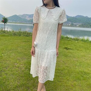 现货 夏季新款 蕾丝连衣裙图片