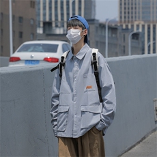 春装纯棉衬衫工装长袖衬衣男大码C30745，男装衬衫，电商C323