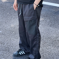 直筒长裤潮时尚潮牌青春流行百搭运动裤宽松型休闲裤，男装休闲裤，星座716-2