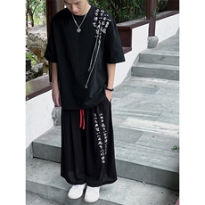 黑衣服+黑裤子