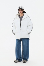 冬季潮流条纹五防立领加绒加厚棉衣情侣撞色棉服外套MY8899-p78，男装棉衣，星座610B-1