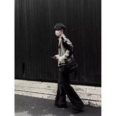 【有货】D8844-特P60仿貂毛提花扎染拉链开衫毛衣男女重磅针织衫，男装针织衫/毛衣，星座603-2