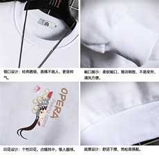 S6161-P35春季圆领卫衣男大码韩版宽松长袖外套男网格挂拍，男装卫衣，电商A040A