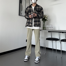 图片已授权主推货足四季大码微喇黑色牛仔裤直筒裤K10-P50，男装牛仔裤，星座205