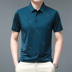 夏季新款时尚潮流中年男士商务T恤休闲百搭短袖Polo衫潮P013-P30，男装Polo衫，星座1402-2