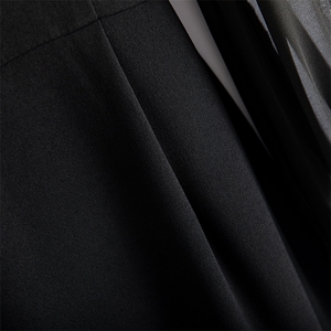 水衣源2566款纯色半透长袖时尚连衣裙图片