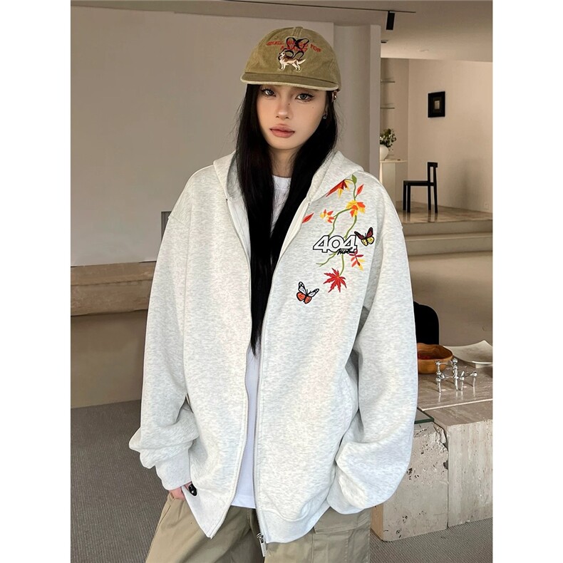 网图美潮刺绣开衫卫衣W1737/特P62,男装卫衣,电商B350