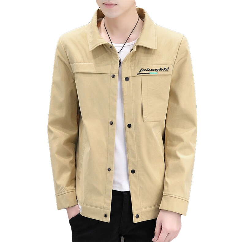 机能外套男韩版潮流工装夹克男青年春秋休闲翻领上衣服DS011,男装夹克,星座509