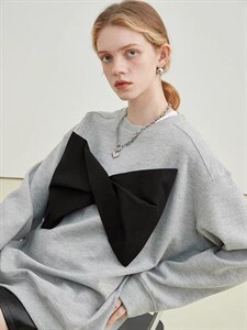 蝴蝶结卫衣,女装卫衣/绒衫,IC(4F)