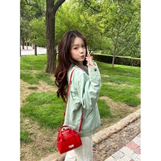 【有货】薄荷绿拼色工装外套男女春秋美式底特律夹克8152HH-特P68，男装夹克，星座1007（原301D）