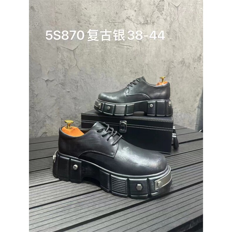 5S870复古潮流皮鞋男,男鞋休闲鞋,星座1407-6