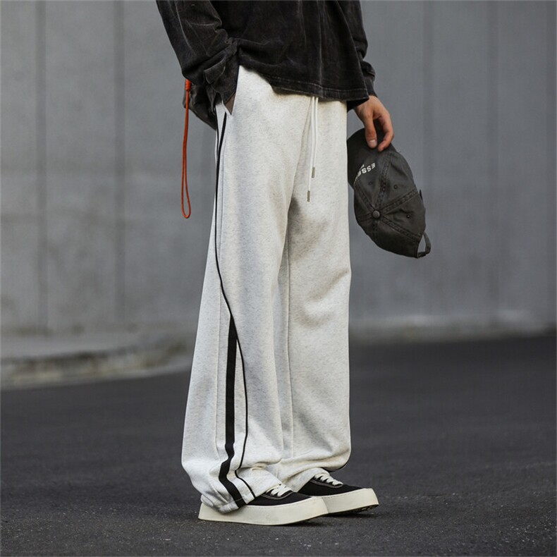 903-TK19-特P55S-3XL【白花灰黑色】休闲卫裤！现货！2,男装休闲裤,星座903