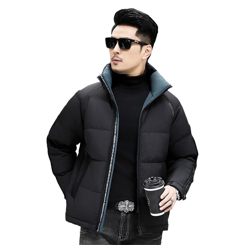 B8817钱塘2020-3新款时尚休闲冬季厚款简约中年男士羽绒服P268,男装羽绒服,钱塘207-3