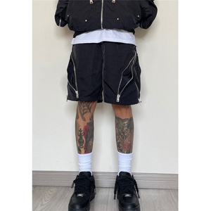 工装短裤男款夏季潮牌拉链机能裤子过膝冲锋休闲五分裤 KS01图片