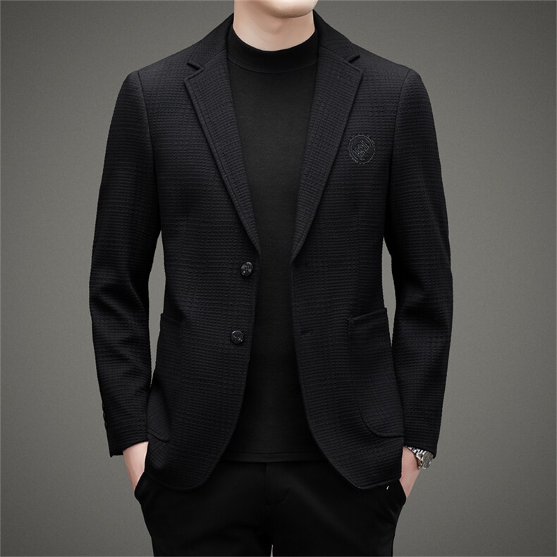 2022西服男士春秋季新款休闲西服商务休闲帅气单西防晒上衣外套男图片