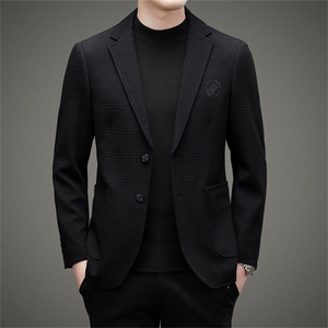 2022西服男士春秋季新款休闲西服商务休闲帅气单西防晒上衣外套男图片