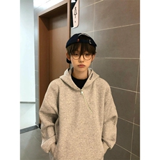 原版刺绣纯棉斜拉链卫衣ZW0156-常规特批45加绒特批50，男装卫衣，星座313A(原308A-2)