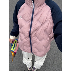 高品户外情侣P棉气绒服拼接轻薄防泼水棉衣棉服男女A1074-P118，男装棉衣，星座1505