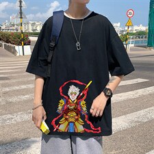 DX17203-P20纯棉短袖t恤男大码半袖打底衫宽松体恤衫港风，男装T恤，电商A040