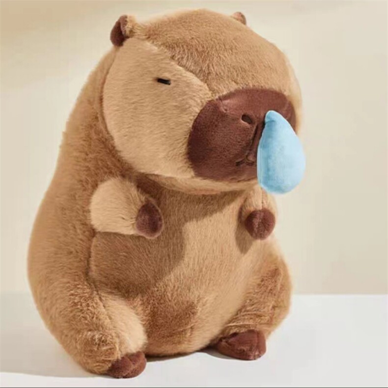 鼻涕水豚，伯仟合毛绒玩具