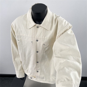 春新款美式夹克外套男宽Cleanfit工装柳钉高街上衣潮牌W6435-P89图片