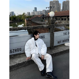 （现货） 白色棉服面包服短款 自制款图片