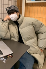 大码面包服男ins潮流原宿风2021冬季加厚情侣服外套W2066-P65，男装棉衣，星座512-4