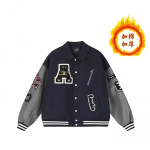 J9874-P70好质量新款宽松百搭休闲棒球服夹克外套图片