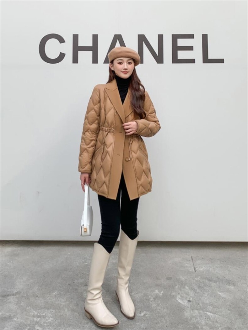 羽绒服，女装羽绒服，水恋百合