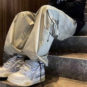 K960-P42美式设计感秋季多乐棉长裤图片