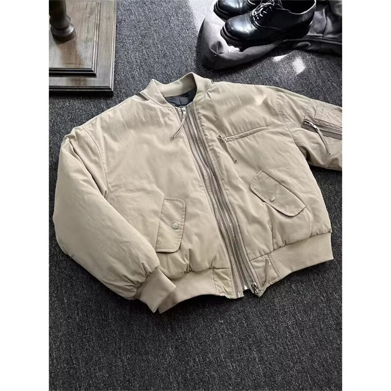 有货。春秋季外套棒球服男女简约百搭工装夹克W6949-P67,男装夹克,星座412-3
