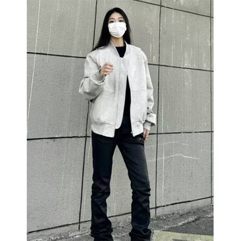 复古短款外套男女2025春秋季新款棒球服飞行员夹克JW32,男装夹克,星座1116A（原606A-3）
