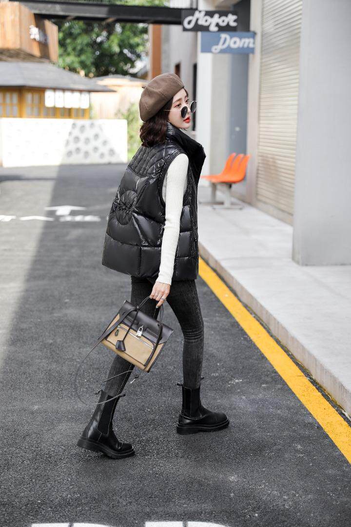 结 羽绒马甲 90白鸭绒，女装马甲，衣佳佰分