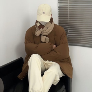 1506-1/GM-8310/P70冬季新港风街头拼接刺绣立领棉服1图片