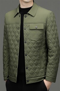 中年男新款冬季加厚棉服爸爸冬装短款棉衣外套 ZL18366-P175图片